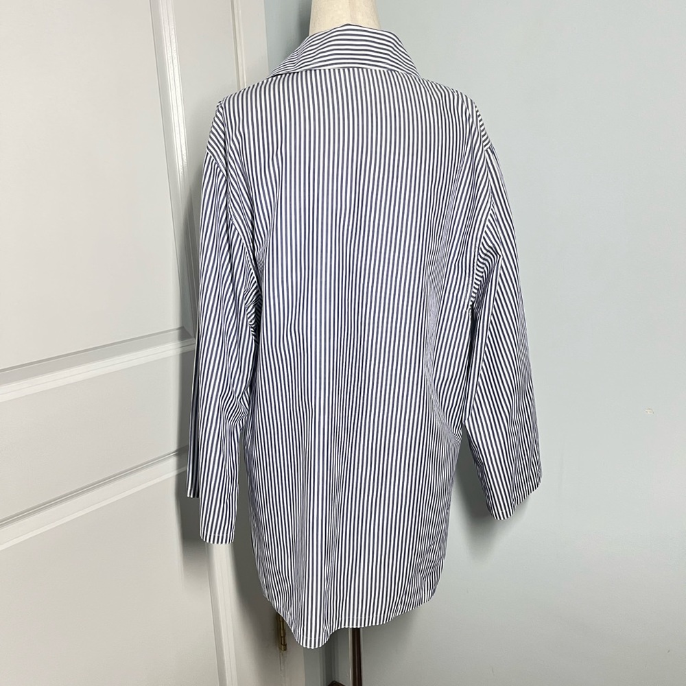 Organic By John Patrick Split Neck Oversized Popl… - image 6